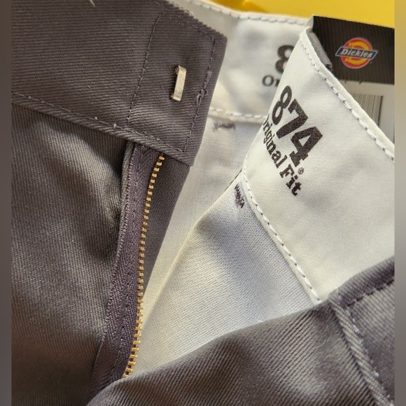 🩶👖🩶 Dickies Men's Original 874® Work Pants - Charcoal - Size 36x30 - Picture 4 of 11